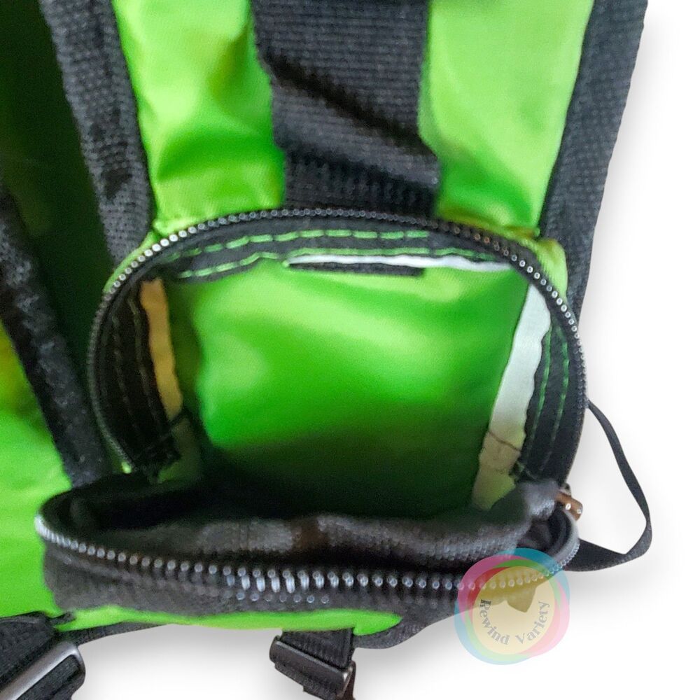 Vespa Small Neon Green Nylon Mini Backpack - Picture 14 of 16
